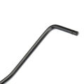 Direct Insertion Style Electric Guitar Tremolo Arm Whammy Bar - Chrome - Black / Insert Part Diameter 6mm. 