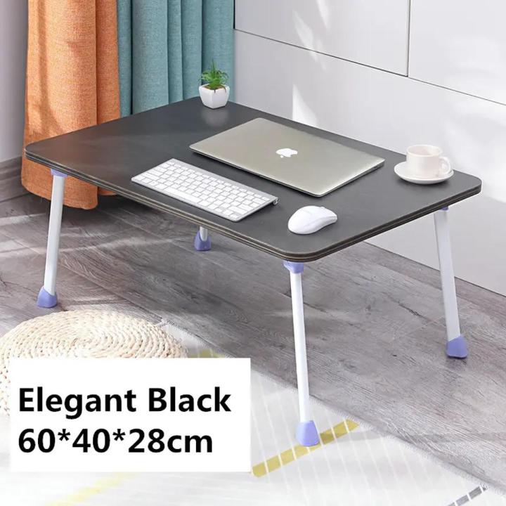 Folding Laptop Table Multipurpose Desk Adjustable Foldable Table Stand Wooden Tray PC Table Notebook Table Desk Stand For Bed Sofa