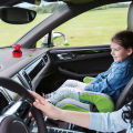 New Car Air Freshener- Solar Automatic Rotating Spiral Ring Suspension - Dancing Spiral Ball Ring – Car Perfume (Red). 