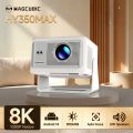 Magcubic HY350 Projector 580ANSI Android11 4K 1920*1080P Dual Wifi6 Voice Control Allwinner H713 Electronic Focus BT5.0 Home Office Cinema Projector. 