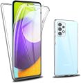 For Samsung Galaxy Galaxy A52 Cover Shockproof 360 Degree Full Body Protection Phone Case Crystal Clear Hard PC Back Cover & Soft TPU Silicone Front Case. 