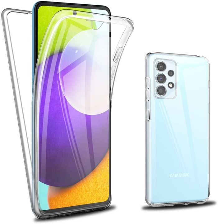 For%20Samsung%20Galaxy%20Galaxy%20A52s%205G%20/%20A52%20Cover%20Shockproof%20360%20Degree%20Full%20Body%20Protection%20Phone%20Case%20Crystal%20Clear%20Hard%20PC%20Back%20Cover%20&%20Soft%20TPU%20Silicone%20Front%20Case%20-%20Image%202