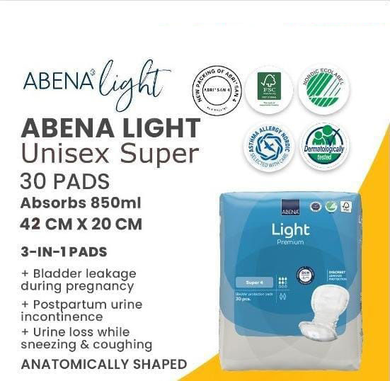 Abena%20Light%20Super%204%20(Abri%20San%204)%20UNISEX%20Incontinence%20Pads%2030%20Pcs,%20Absorbency%20850ml%20%7C%20MADE%20IN%20EUROPE%7C%20%20Eco-Labelled%20Men%20and%20Women%20Pads%20Adults,%20Breathable%20and%20Comfortable%20with%20Fast%20Absorption%20and%20Protection,%20After-Delivery%20Incontinence,%20Postpartum%20Essential%20-%20Image%202