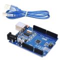Arduino UNO R3 ATmega328P SMD+USB cable (clone). 