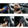 Lamborghini Shape Car Carbon Fiber Engine Start Stop Push Button Switch Cover. 