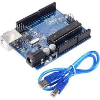 Arduino UNO R3 SMD and ARDUINO UNO R3 DIP Package with cables