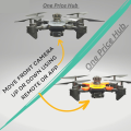 Mini Drone for Kids | Obstace Avoidance Drone | 360 Degree Flip Functionality | Foldable Toy Drone with 1080p Camera | 3 Speed Modes (Elisian D9 Obstacle Avoidance, Orange). 