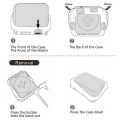 Case cover For Apple Watch series 8 7 49mm 45mm/41mm 44mm/40mm 44 45 mm All-around Clear frame i watch Ultra 4 3 5 se 6 7 49 mm case film. 