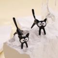 Female Handmade Cartoon 3D  Animal Earrings  Cute Simple Style Cat Stud Earring  Party Jewelry Accessories. 