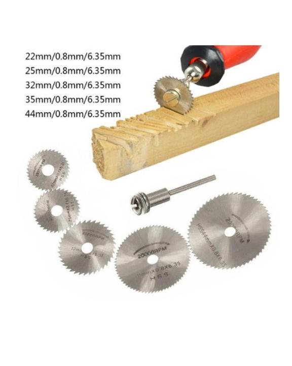 6PCS/SET%20HSS%20Mini%20Circular%20Saw%20Blade%20Woodworking%20Cutting%20Discs%20For%20Drill%20-%20Image%203