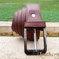 Export Quality Dark Brown Leather Belt. 