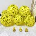 Pack of 10Pcs Leopard Print Decorative Latex Balloon For Jungle Theme Birthday Party Decoration. 