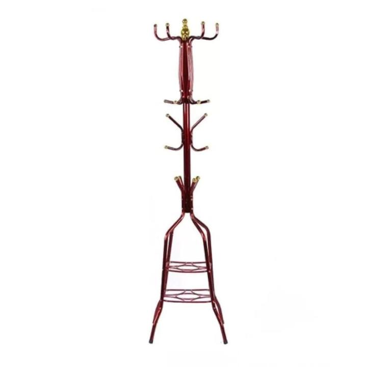 Most Durable Coat Rack Hanger with Rotating Top and Shelfing | Daraz.pk