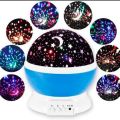 STAR MASTER LAMP NIGHT LIGHT LAMP LED Projector, Galaxy Moon Romantic Decoration Sky Star Rotating Lamp for Kid's Room and with USB Wire (Multicolour) Pack of 1. 
