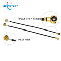 1PCS IPEX CABLE Male Plug IPEX1 to IPEX4 MHF4 u.fl IPX Female Jack Connector RF0.81 Coaxial Jumper WIFI 3G 4G Extensio Cable. 
