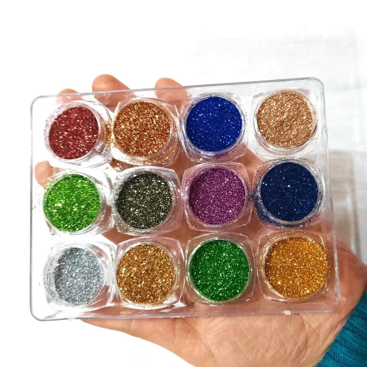 6/12/24%20pcs%20glitter%20powder%20for%20eyeshadow%20shimmer%20dust%20powder%20for%20art%20&%20Craft%20party%20make%20up%20dusty%20loose%20glitter%20-%20Image%205