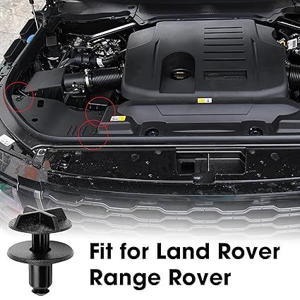 Fastener & Clip Huscus LR024316 - Copribatteria In Nylon Per Land Rover Range Rover (Foro 9 Mm)