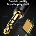 Baseus Type C to 3.5mm Aux Cable, USB-C to 3.5mm Headphone Car Stereo Cord Compatible with Samsung Galaxy S23 S22 S21 S20+ Ultra Note 20 10 Plus,Google Pixel 3 4 5 XL,iPad_Pro 2018 and More - 1.2M. 