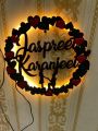 Wooden Led Name-Customize Wooden Led Frame. 
