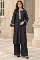 Kleren 2 Piece Stitched Dyed Jacquard Viscose Suit for Women Ready to Wear with Dyed Jacquard Viscose Shirt and Dyed Jacquard Viscose Trouser - Winter Collection 2026 - Design code : NOVA NV-14. 