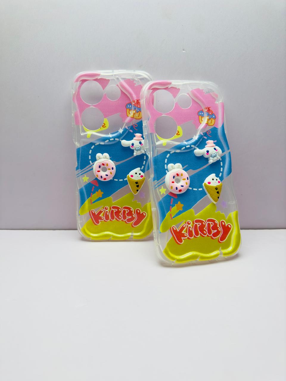 Lahore Mobile Case for Tecno Camon 20 / Camon 20 Pro Back Cover Colorful Wavy Phone Cases - Luxerey Back Cover - Creative Lovely 3D Doll -Girls Back Cover 3