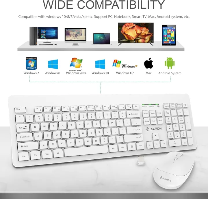 SBARDA%20-%20Wireless%20Keyboard%20and%20Mouse%20Combo,%20Full%20Size%20Compact%20Silent%202.4%20GHz,%20Wireless%20Keyboard%20and%20Mouse%20with%2013%20Multimedia%20Shortcut%20Keys%20for%20Desktops/Laptops/Mac.%20(White)%20-%20Image%204
