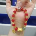 Chinese Style Zodiac Dragon Bracelet Women Men 2024 New Year Lucky Pixiu Red Beaded Elastic Bangles Friendship Amulet Jewelry. 