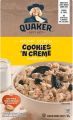 Quaker Cookies 'N' Crème Flavour Instant Oatmeal, Multi-Pack, 8 Packets, 304g. 