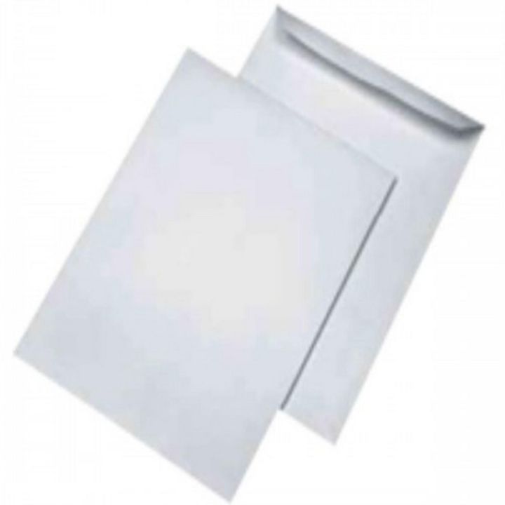 A4 Size Envelope / Office Envelop / Document Envelope /  White Envelop / Mail Envelop (100 Pcs)