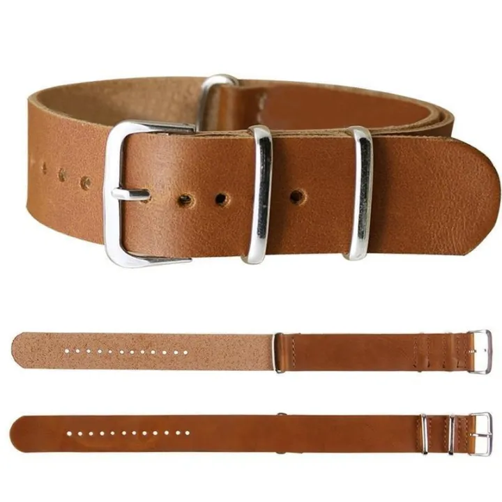 18mm/20mm/22mm%20Leather%20Wrist%20Watch%20Band%20Strap%20Mens%20Stainless%20Steel%20Pin%20Buckle%20Light%20Brown-22mm%20-%20Image%202