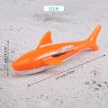 4 PCS Children's Swimming Toy Shark Shape Dive Toy Water Game Toy Game Diving Toy Pool Glide Shark Throw Torpedo Toy. 