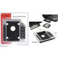Second 2nd HDD Caddy Case 9.5mm/12.7mm  SATA 2.5'' HD Hard Disk Drive Enclosure SSD Case Box For Laptop CD-ROM DVD-ROM. 