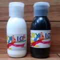Acrylic Color Paints 75 ml Bottle Pack of 2 Bottles White &  Black ColorArt # SS-Acrylic 75ml-W&B-1 Pc-002. 