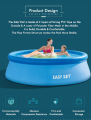 Intex Swimming Pool | EASY SET SWIMMING POOL + FREE BATTERY PUMP Size Length 8ft x 24in Model (28108). 