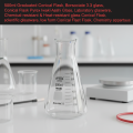 500ml Graduated Conical Flask, Borosilicate 3.3 glass, Conical Flask Pyrex Iwaki Asahi Glass, Laboratory glassware, Chemical-resistant & Heat-resistant glass Conical Flask, scientific glassware, low form Conical Flask, Chemistry apparatus. 