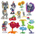 Plants vs Zombie Anime Figure Obstacle Pirate Zombie Peashooter Hard Glue Soft Rubber Action Figure Model Battle Game Gift. 