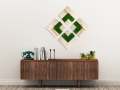 Natural Wooden Wall Art, Modern Wood Wall Decor, Mid Century Wooden Wall Hanging. 