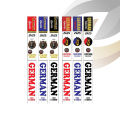 JD, Saki, German, Ws, Ga or Tm PVC Sticker tape ball Cricket Bat 1PC | Front and back | 2025 Editions. 