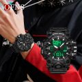 OFNS Outdoor Watches For Men G Style 50M Waterproof Clock Alarm reloj hombre Dual Display Wristwatch Quartz Military Watch Sport. 