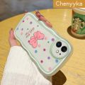 chenyyka For OPPO A57 2016 OPPO A39 Case Fashion Bow New Design Patten Colorful Lovely Cream Wave Border Soft Clear Shockproof Phone Cases Creative Camera Transparent Casing Simple Gentle Protective Cover. 