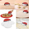 4 in 1 Baking Dough Prep Set Tool/Pizza Cutter/Dough Cutting Wheel, Fluted Wheel/Dough Docker/ Dough Shaping Set. 