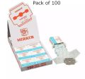 Corn Plane Blades, Double Razor Blades, 100 Pieces Replacement for Pedicure Corn Planes and Callus Shavers (Blades Only), Stainless Steel Foot Callus Remover Blades for Men and Women. 