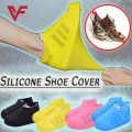 Thicken Waterproof Silicone Gel Shoe Cover Rain Cusodie For  Shoes Reusable Rubber Gum Rain Boot Shoes Cover Anti-Slip Shoe Covers For Protection Boots. 