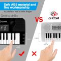 Electronic Piano Keyboard with Mini Microphone- 37 Keys Portable Keyboard Educational Musical Toy Interactive Teaching. 
