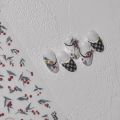 5D Realistic Relief Japan Evil Spirits Cartoon Young Characters With Horns Adheisve Nail Art Stickers Decals Manicure Ornaments. 
