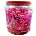 Guls Jack n Jill Strawberry Chew Toffee (70 PCS JAR). 