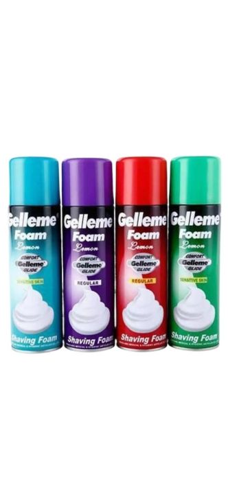 Gelleme Shaving foam , Rich creamy, Sensitive ,Normal ,Ice cool and regular . for All skin type