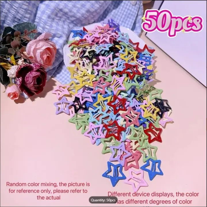 20/40Pcs%20Colorful%20Star%20BB%20Hair%20Clips%20For%20Girls%20Children%20Lovely%20Hair%20Decorate%20Hairpins%20Barrettes%20Headwear%20Kids%20Hair%20Accessories%20-%20Image%208