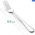Dinner Forks Set of 12 - Heavy-duty Stainless Steel, Restaurant & Hotel Quality, 8 inches. 