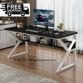 Computer Table, Study Table, Office Table,  Laptop Table, Writing Table and Gaming Table with Modern K-Shape Design and Metal Powder Coating. 